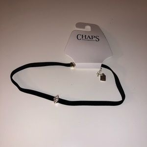 Black choker necklace